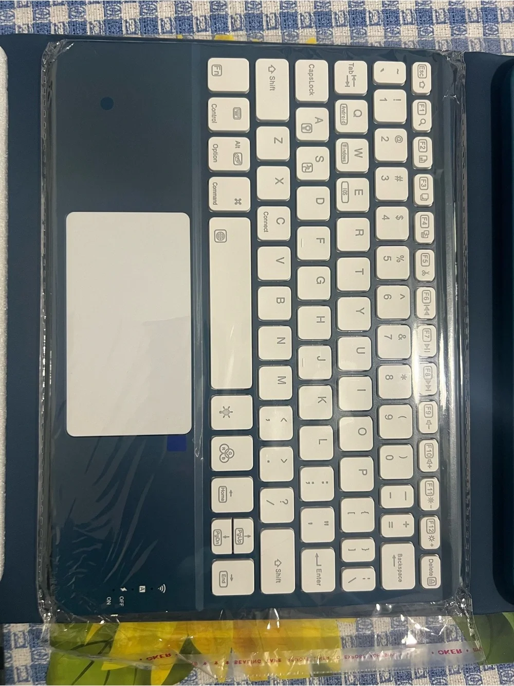 Teal Tablet Case with Keyboard and Trackpad IPad 10th Generation